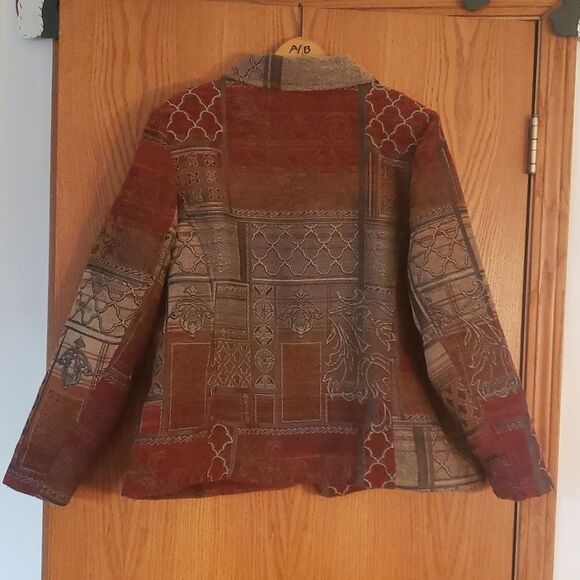 Beautiful CJ Banks Tapestry Jacket Sz 1X - Picture 2 of 6